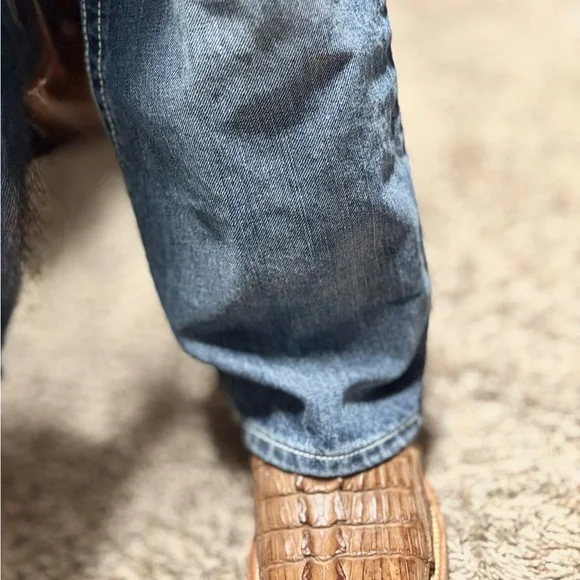 Ariat Men's M4 Low Rise Coltrane Durango Medium Wash Boot Cut Jeans New W/O Tag